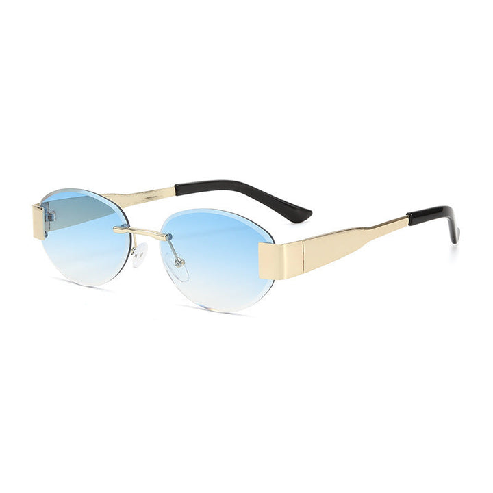 Women's glamorous sunglasses with clear, elegant frame and protective UV filter Kalsten