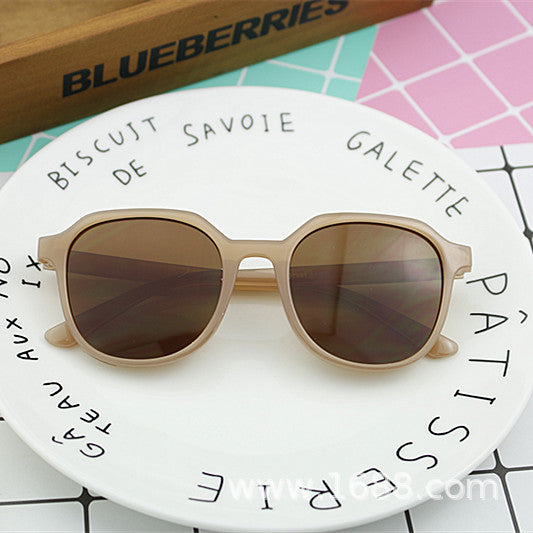 Women's geometric sunglasses with transparent frame structure Kalsten
