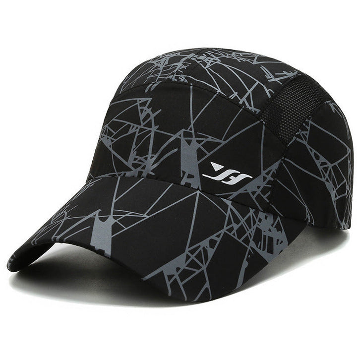 Women’s sporty running cap with stunning geometric pattern Kalsten