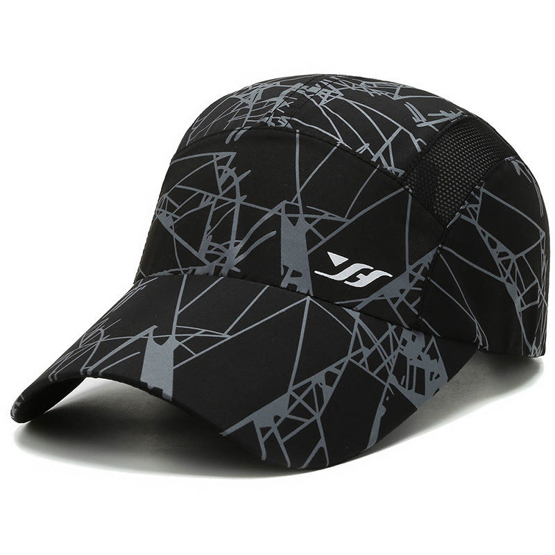 Women’s sporty running cap with stunning geometric pattern Kalsten