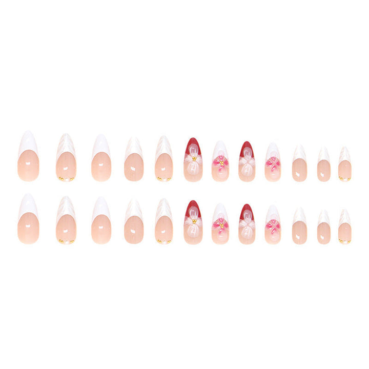 Floral Fantasy Press-On Nail Art Kalsten