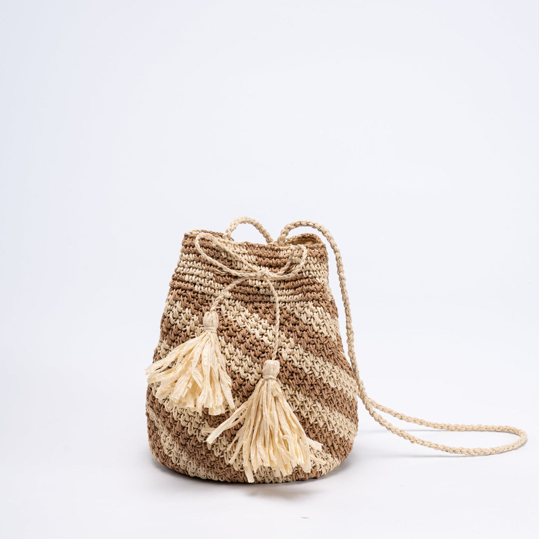 Structured Macrame Shoulder Bag Kalsten