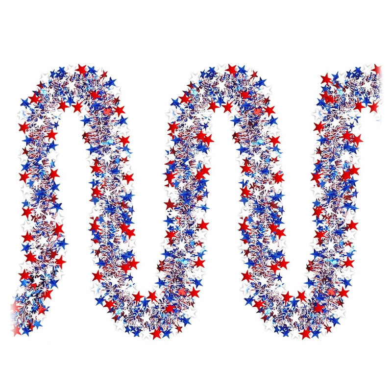 Unisex decorative confetti garland with metallic sequins and flexible wire core Kalsten