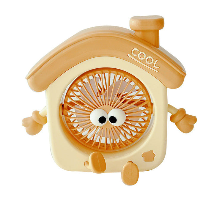 Unisex Portable Mini Table Fan in Creative House Design Kalsten