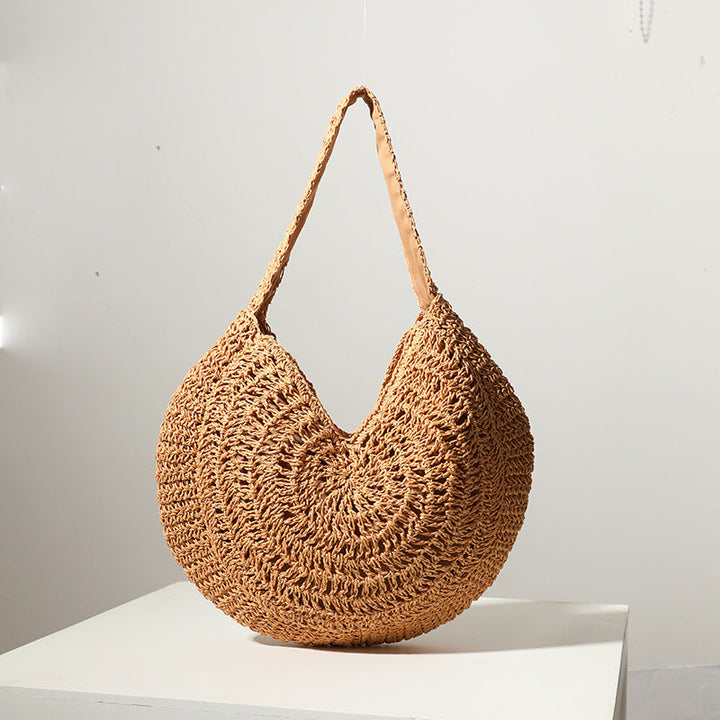 Crocheted Beach Bag in Artistic Spiral Design Kalsten
