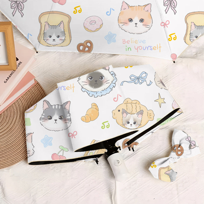 Women's umbrella with cute cat pattern Kalsten