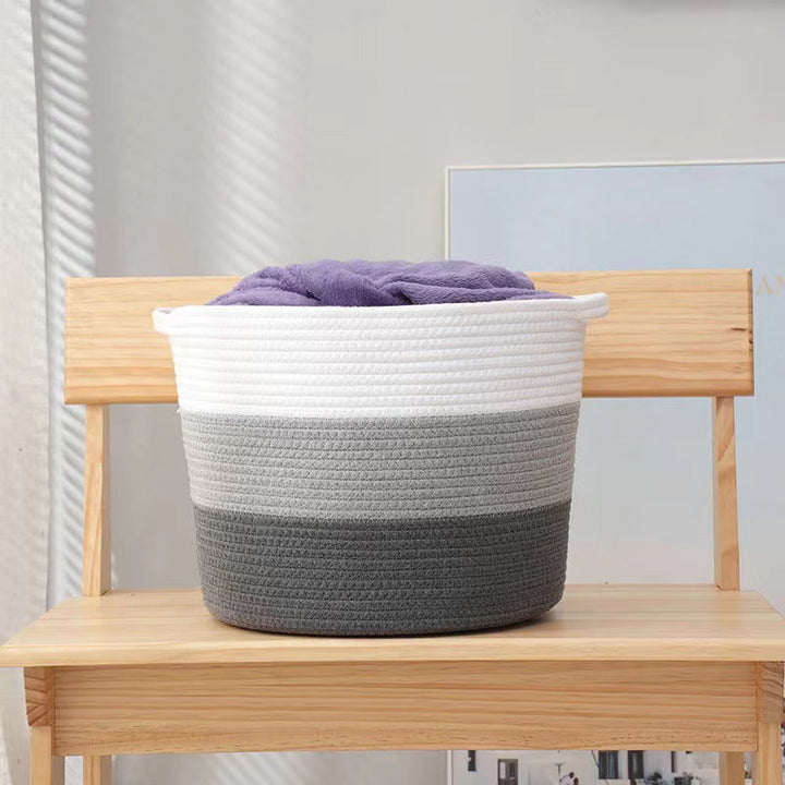 Ladies Stylish Storage Basket with Practical Handle Kalsten