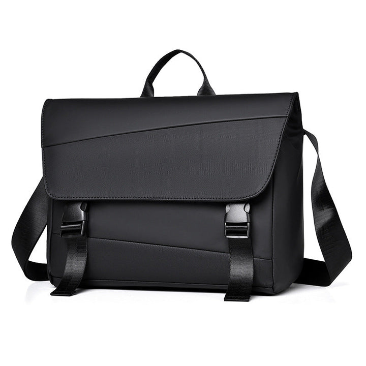 Multifunctional shoulder bag with water-repellent material and smart storage Kalsten