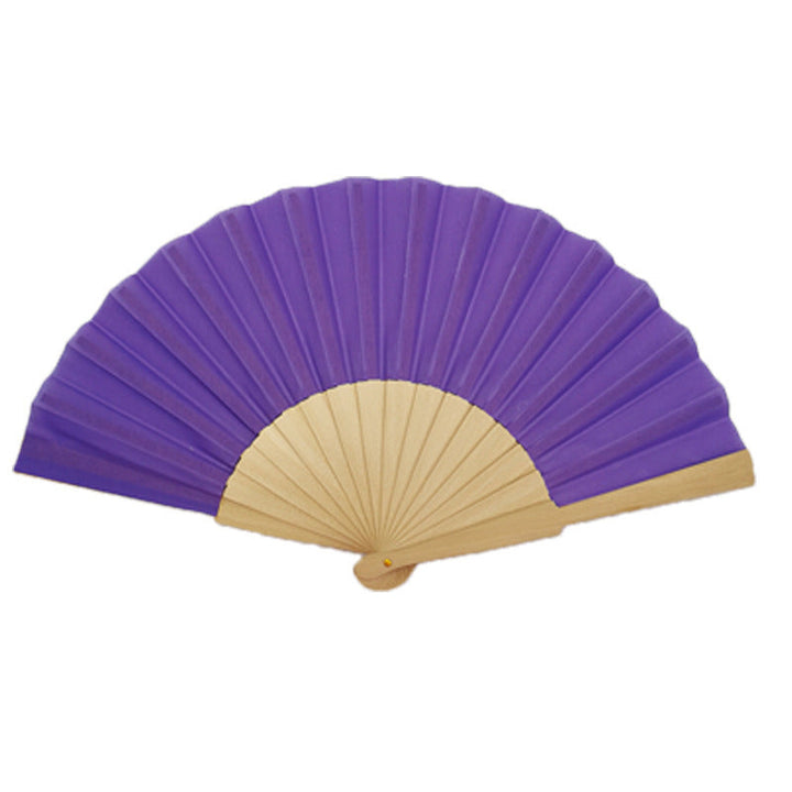 Ladies folding hand fan made of airy material with intricate folds Kalsten