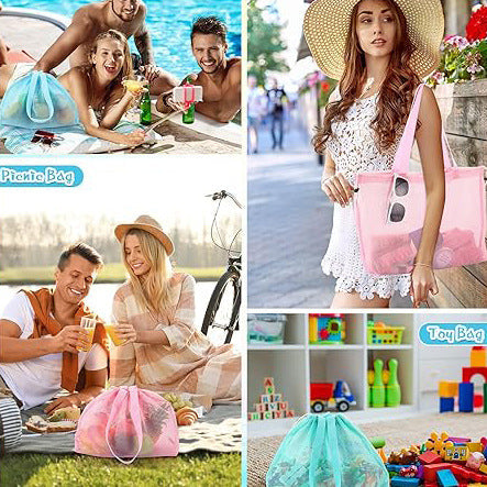 Breathable shopping bag with drawstring Kalsten