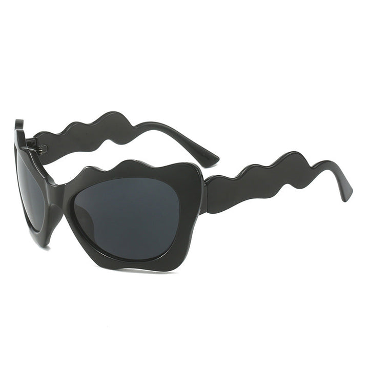 Ladies extravagant sunglasses with wavy frame design Kalsten