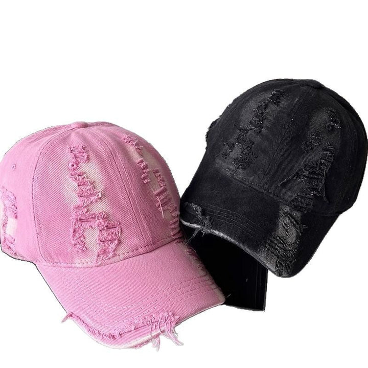 Unisex Distressed Denim Cap Kalsten