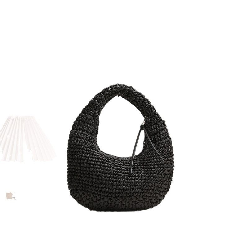 Handmade Basket Bag in Modern Hobo Style Kalsten
