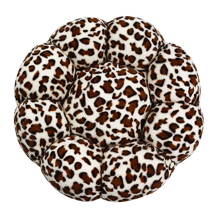 Cozy Round Plush Dog Bed