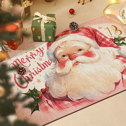 Festive Santa-Themed Decorative Mat Acalora