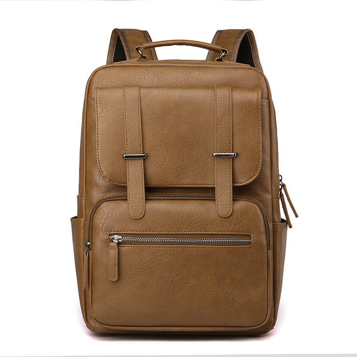 Leather Laptop Backpack Kalsten