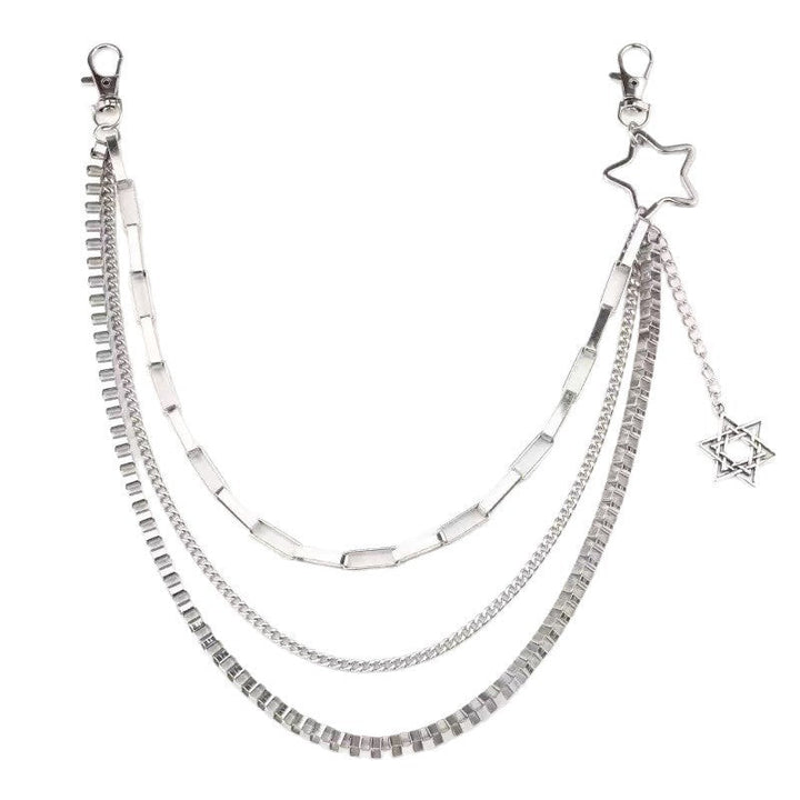 Fashionable chain accessory with star pendant Kalsten