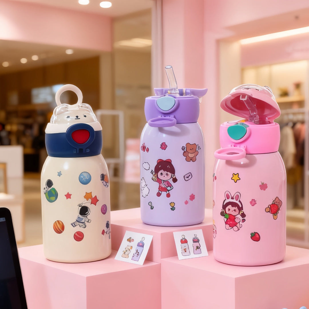 Women's water bottle with unique astronaut design Kalsten