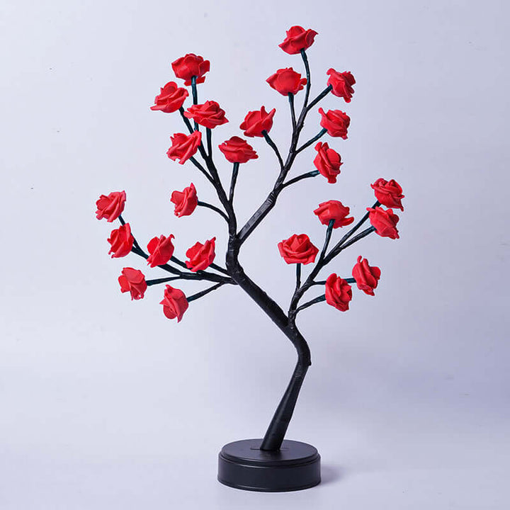 Table Lamp Flower Tree Rose Lamps Fairy Desk Night Lights USB Operated Gifts For Wedding Valentine Christmas Decoration | Kalsten