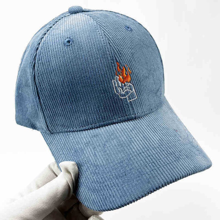 Men's Corduroy Graphic Baseball Cap Kalsten