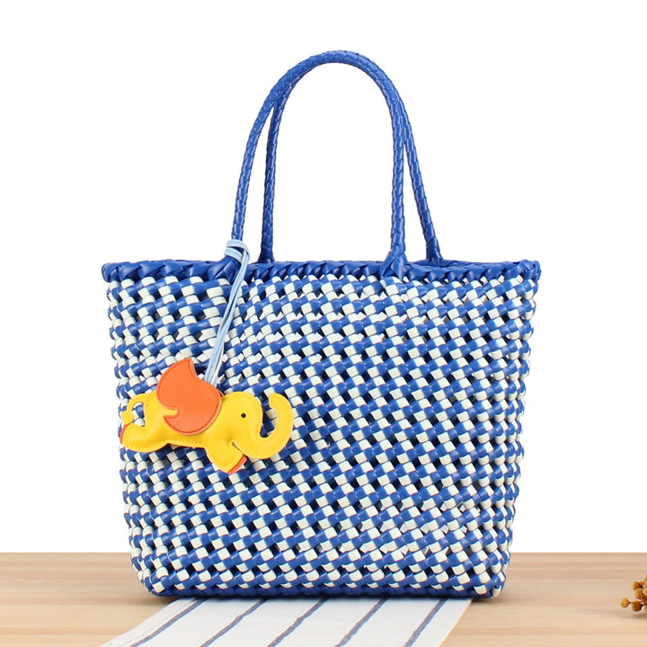 Creative Tote Bag with Playful Elephant Jewelry Kalsten
