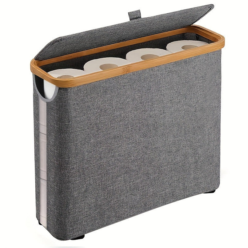 Sustainable recycling organizer with bamboo lid Acalora