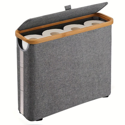 Sustainable recycling organizer with bamboo lid Acalora