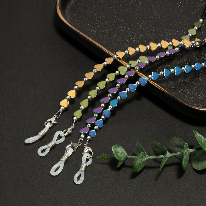 Artistic Heart-Shaped Eyewear Chain Kalsten