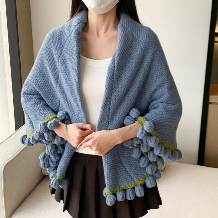 Knitted Sweater With Floral Design Kalsten