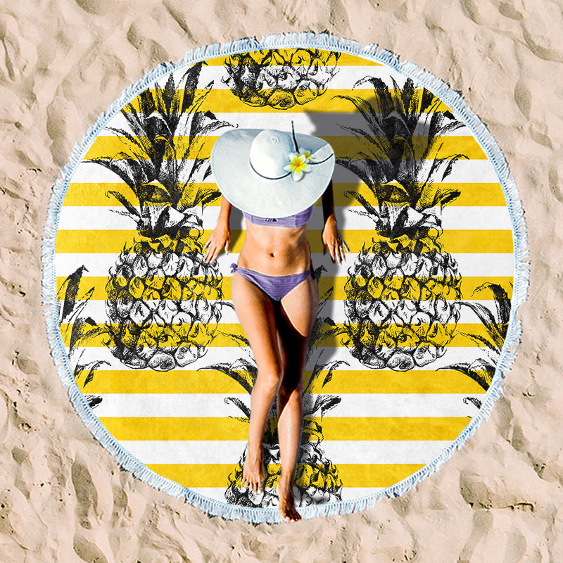 Rundstrand towel with unique sunset design Kalsten