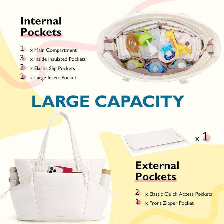 Polyurethane handbag with removable organizer Kalsten