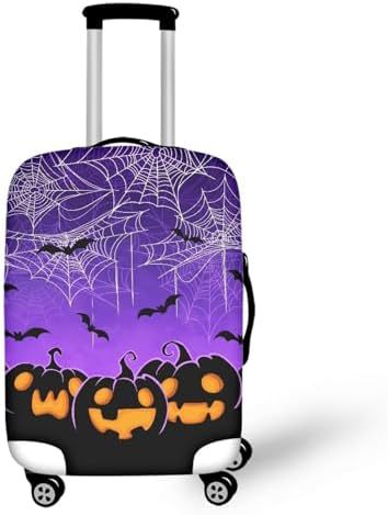 Unisex nano elastic suitcase cover with horse and sunflower motif, stretchable stretch protection for hard shell trolley with zipper Kalsten