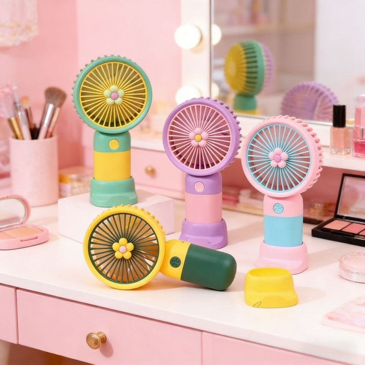 Women Colored Portable Fan Kalsten