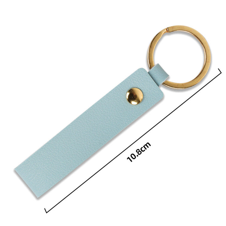 Unisex keychain made of high-quality artificial leather with practical loop Kalsten