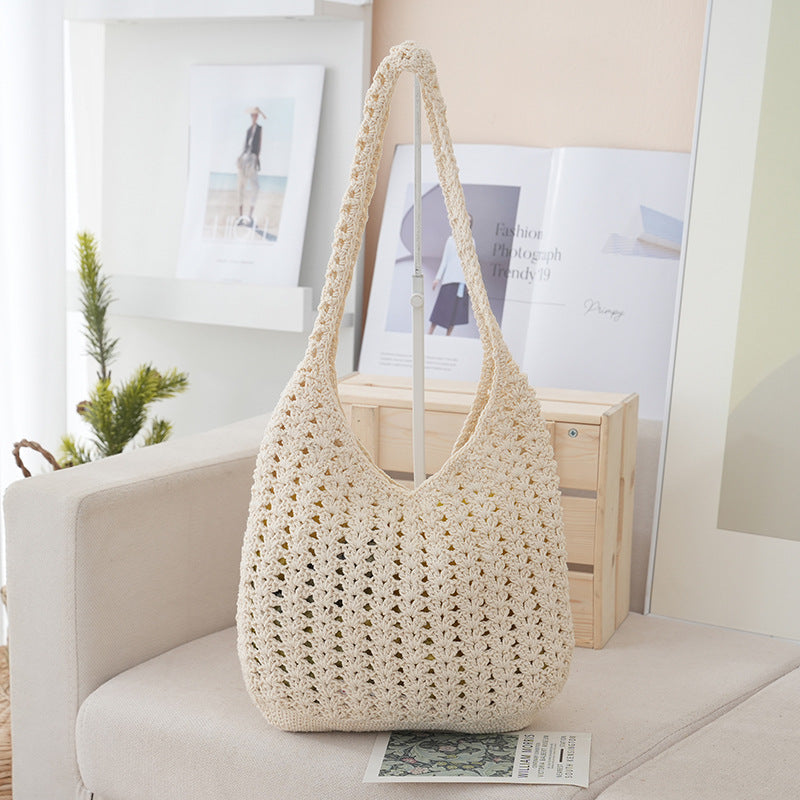 Handcrafted Net Shoulder Bag Kalsten
