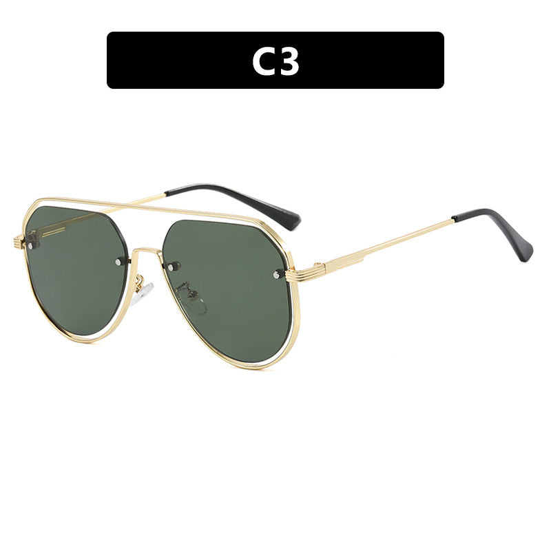 Women's stylish pilot sunglasses with innovative design and UV protection Kalsten