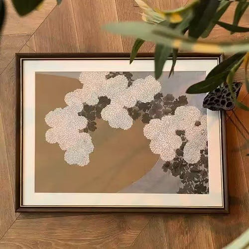 Artistic Framed Bird Illustration