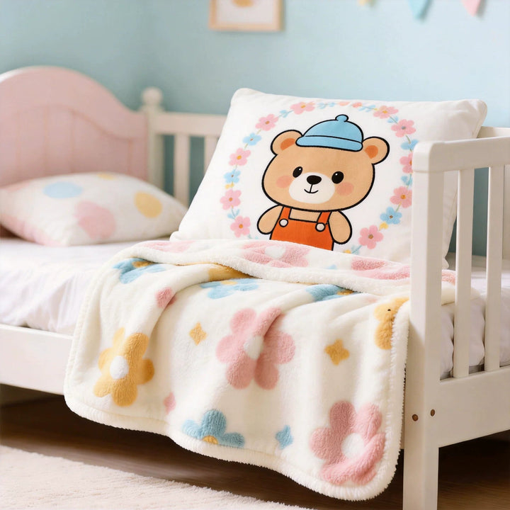 Children's cuddly blanket with animal motif Kalsten
