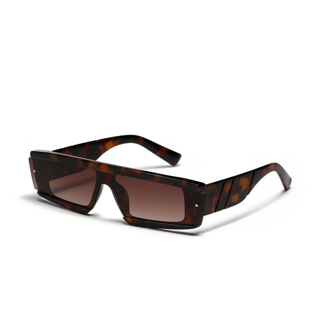 Women's oversized rectangular sunglasses with fashionable tortoiseshell design Kalsten