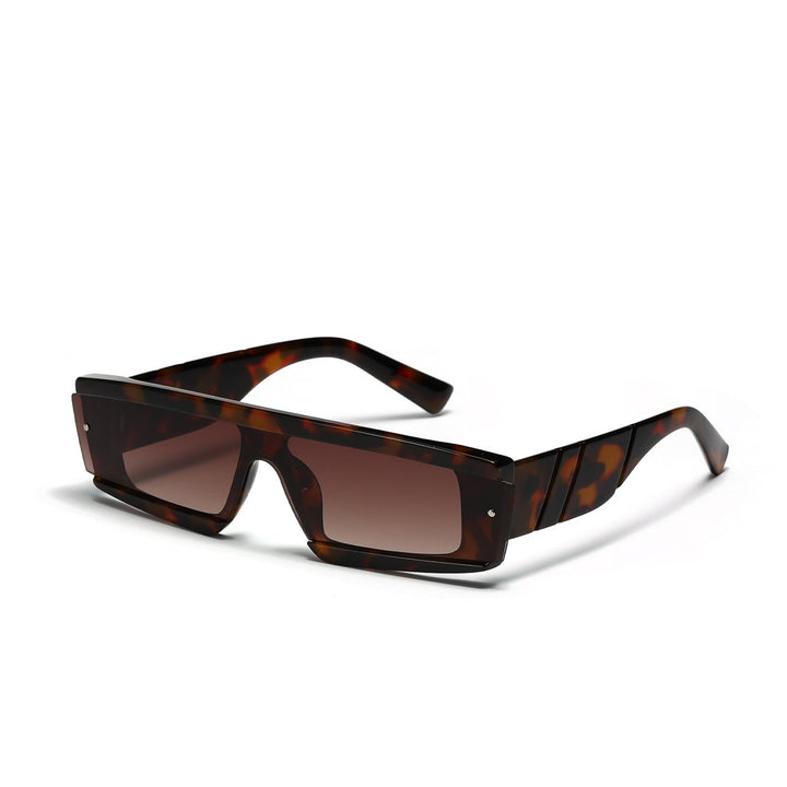 Women's oversized rectangular sunglasses with fashionable tortoiseshell design Kalsten