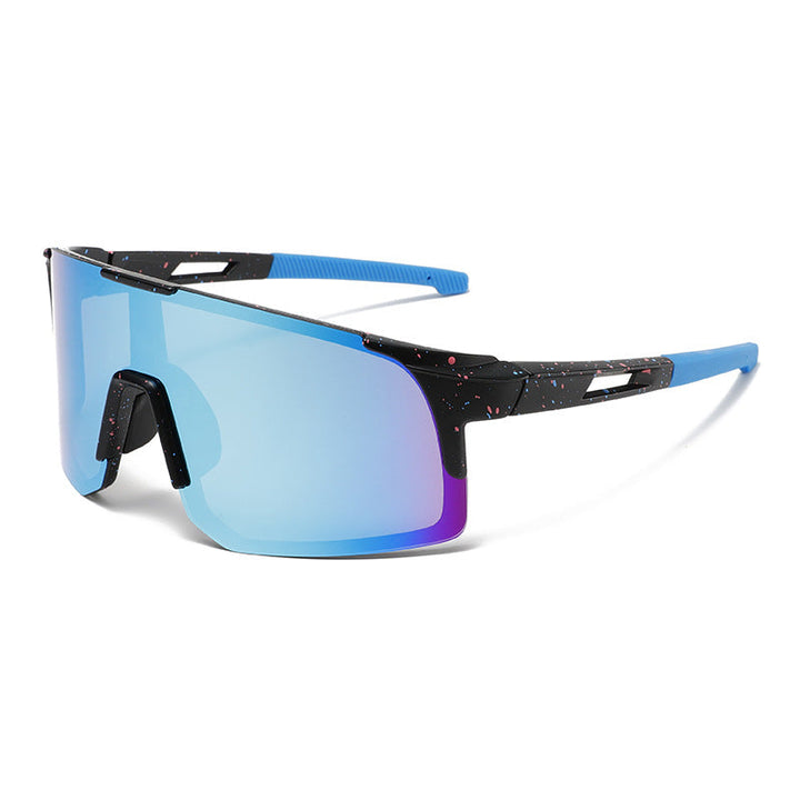Unisex nan sporty wraparound sunglasses with polarized lenses, high UV protection and non-slip nose pad Kalsten