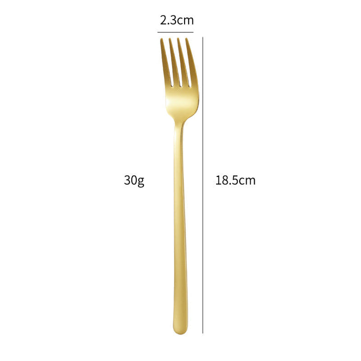 Elegant dessert spoon with luxurious golden surface Kalsten