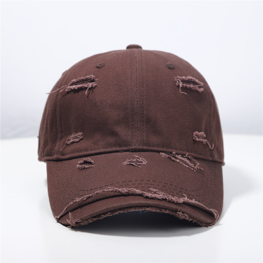 Men's Distressed Classic Cotton Baseball Cap Kalsten