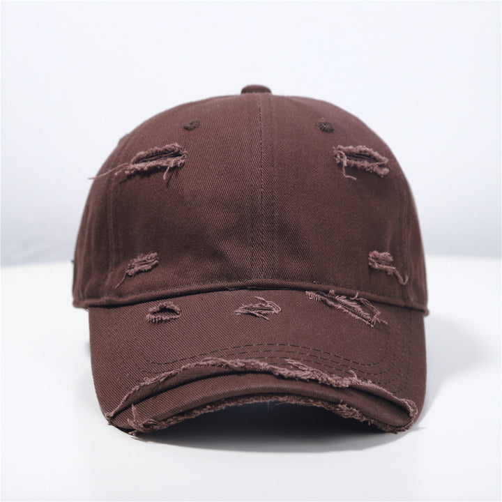Men's Distressed Classic Cotton Baseball Cap Kalsten