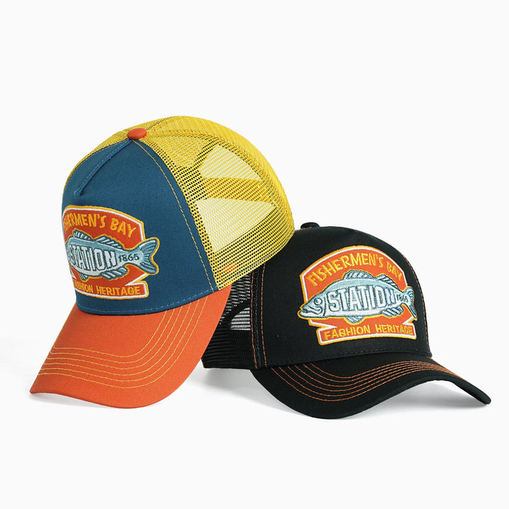 Ladies Trucker Cap with outstanding embroidery design Kalsten