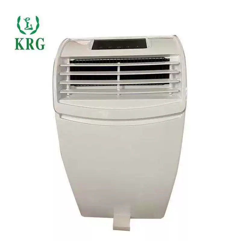 Unisex one size mobile room cooling unit with automatic evaporative dehumidifier programmable digital thermostat Kalsten