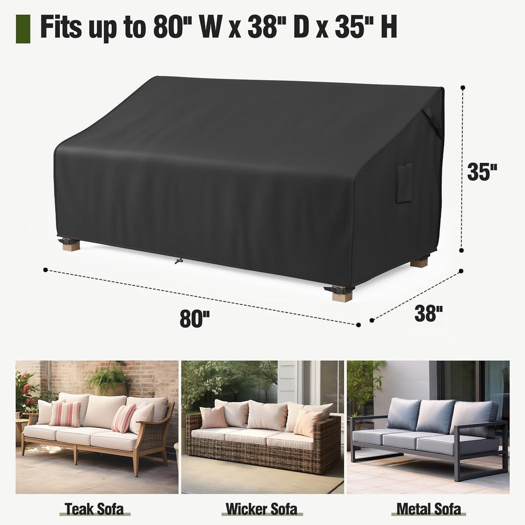 Weatherproof cover for garden benches Kalsten