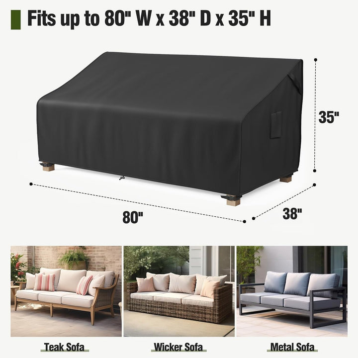 Weatherproof cover for garden benches Kalsten