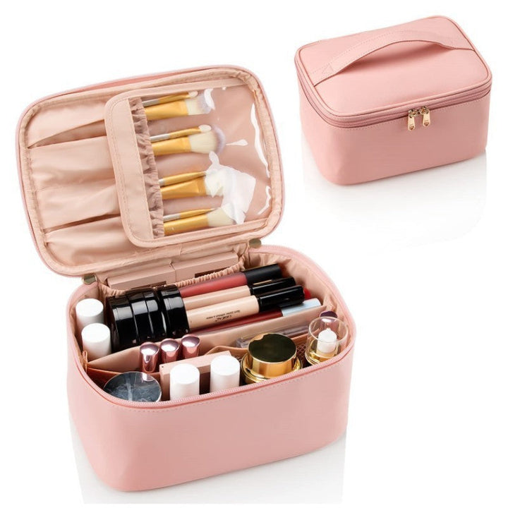 Cosmetic organizer bag with multiple compartments Kalsten