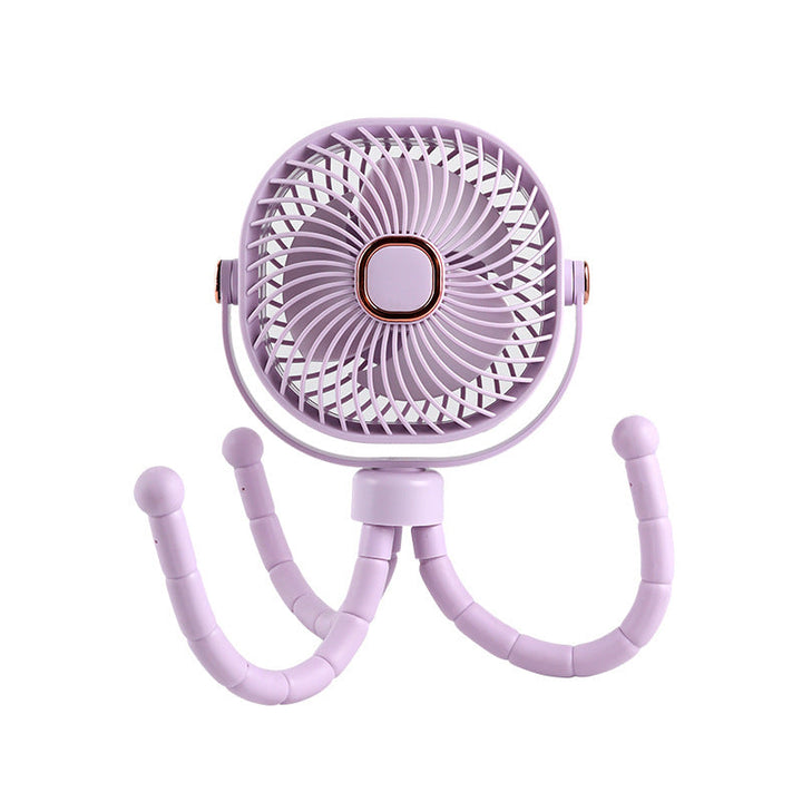 Unisex Mini-Portable Fan with Flexible Mount Kalsten